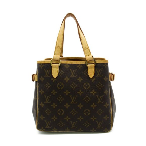 LOUIS VUITTON Batignolles Hand Tote Bag Monogram Canvas Used LV Women - Picture 1 of 12